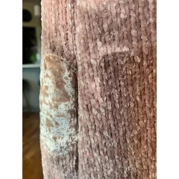 P O L FUZZY SOFT VELVET ELBOWS CARDIGAN SIZE MEDIUM - Picture 7 of 8